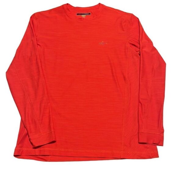 Greg Norman Collection Red Long Sleeve Crew Neck Tee Men's Medium - Picture 8 of 11